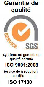 Service de traduction FR ISO 17100